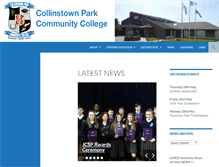 Tablet Screenshot of collinstownpark.ie